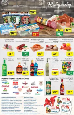 Náhled letáku Kubík leták od 14.07.2026 | Strana: 4 | Produkty: Mattoni, Máslo, Pivo, Maso