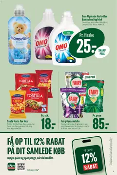 Min Købmand - Tilbudsavis uge 23 gyldig fra 29.05.2026 | Side: 13 | Produkter: Skyllemiddel, Chips, Taco
