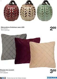 Zeeman - Prévisualisation de Zeeman catalogue valide à partir de 03/10/2026 | Page: 3 | Produits: Housse de coussin, Décoration