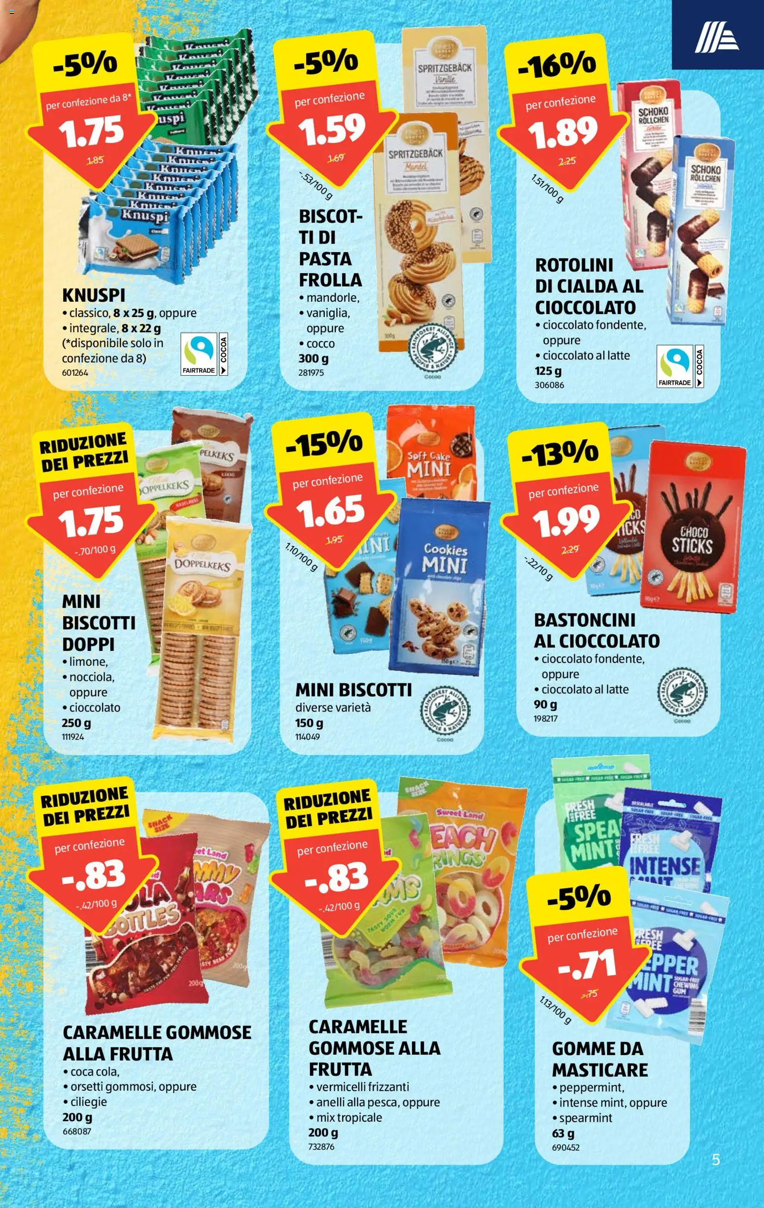 Aldi aktionen IT – gültig ab 08.10.2026 | Seite: 5 | Produkte: Coca Cola, Pasta