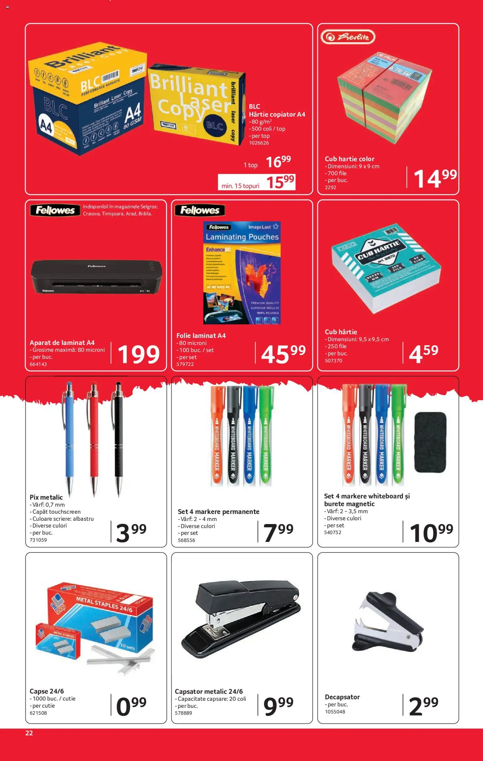 Noul catalog Selgros – valabil de la 01.05.2026 | Pagină: 22