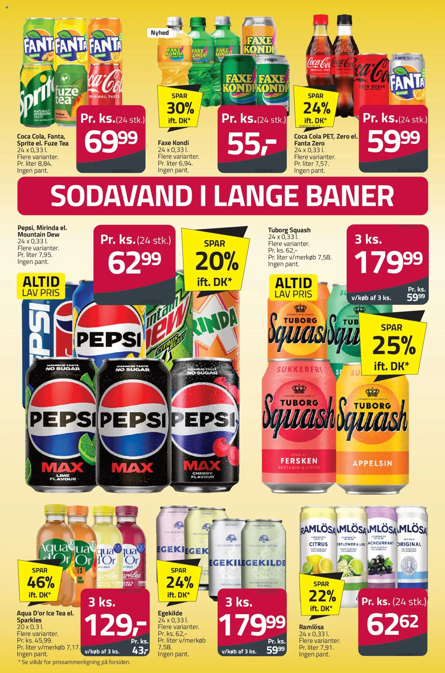 Fleggaard tilbudsavis – gyldig fra 03.06.2026 | Side: 22 | Produkter: Sodavand, Lime, Pepsi, Tuborg Squash
