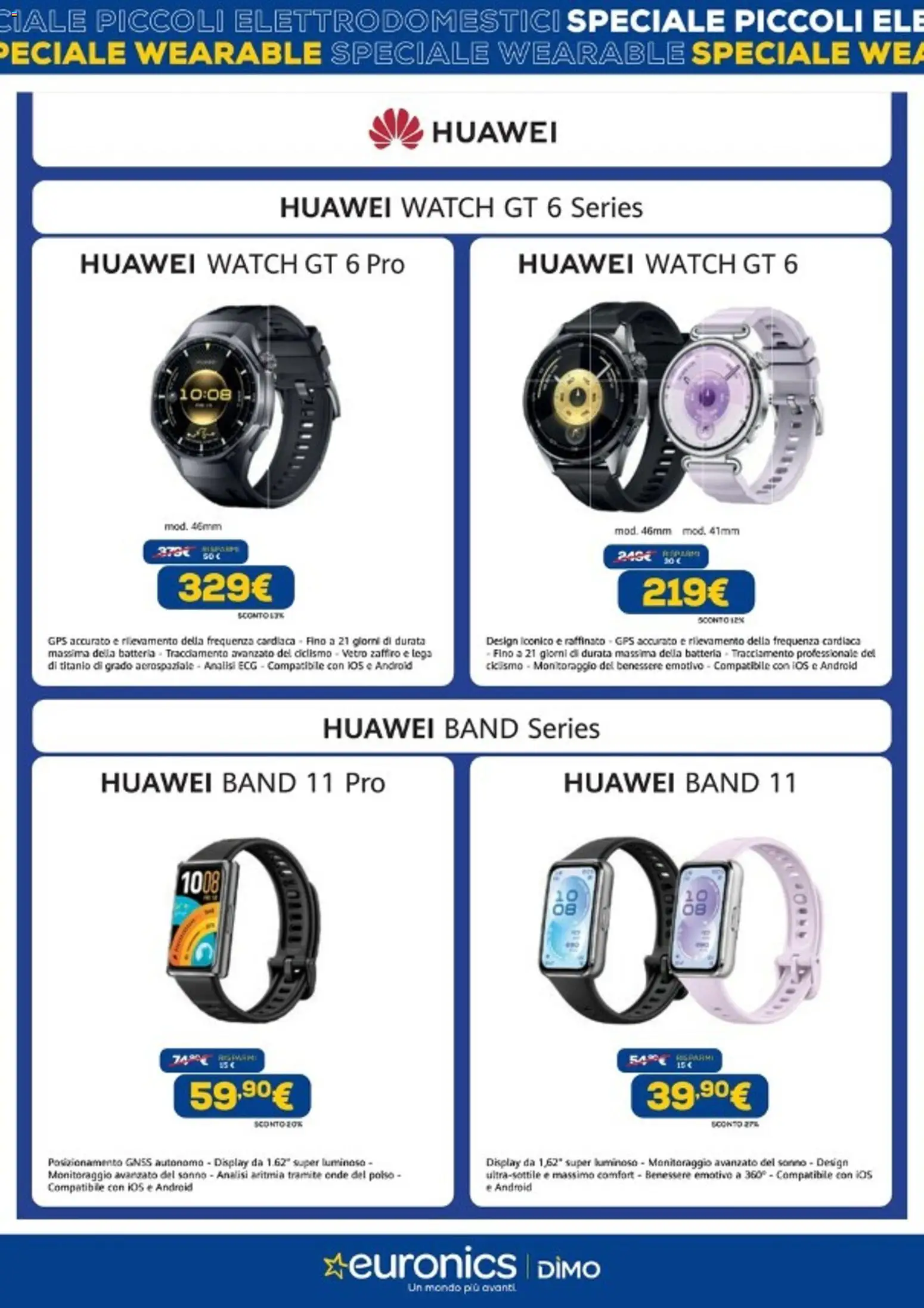 Volantino Euronics del 21/05/2026 | Pagina: 7 | Prodotti: Huawei, Batteria