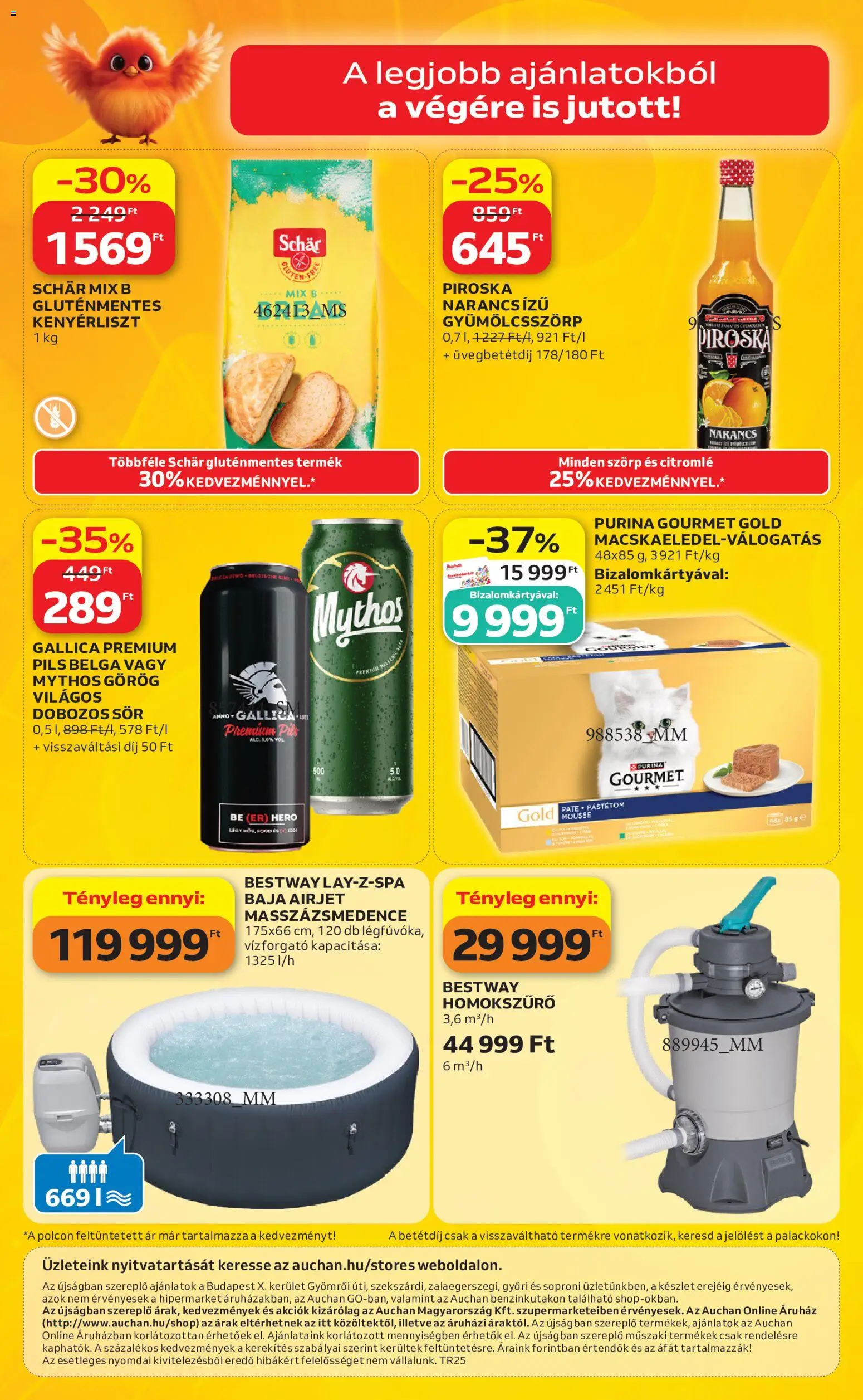 Auchan akciós ujság - amely érvényes a következő dátumtól: 18.06.2026 | Oldal: 12 | Termékek: Szörp, Kenyérliszt, Narancs, Gluténmentes