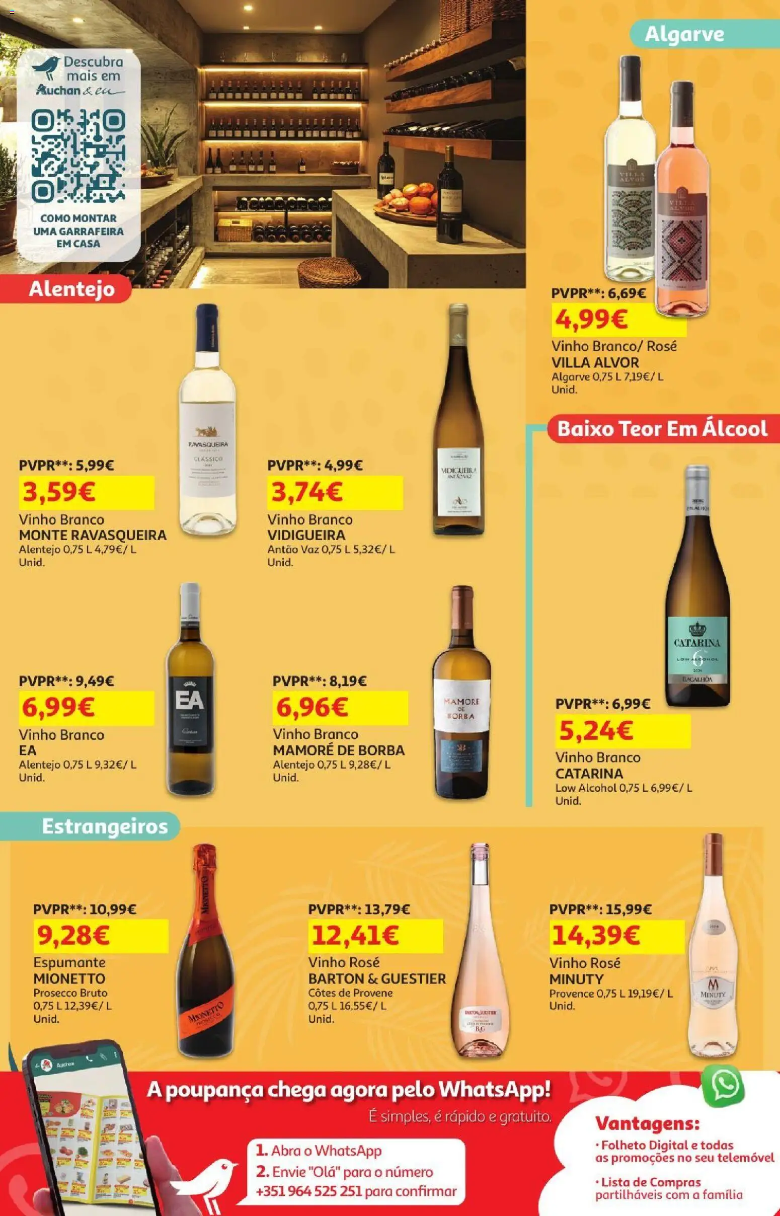 Auchan - Férias de Verão  Casa Verão │ válido de 22/07/2026 | Página: 29 | Produtos: Espumante, Prosecco, Telemóvel, Vinho