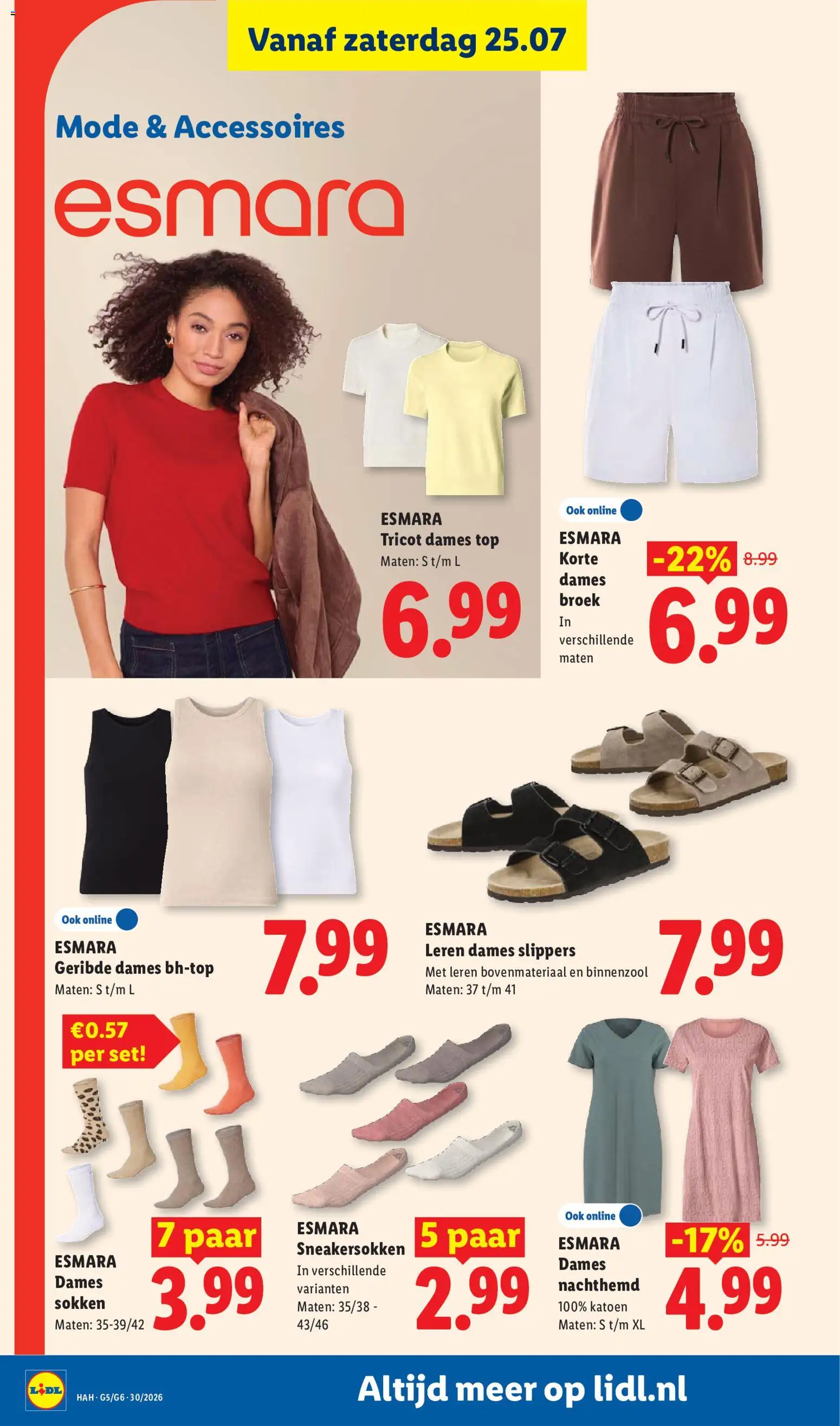 {H1} | Pagina: 35 | Producten: Broek, Sokken, Slippers, Tank top