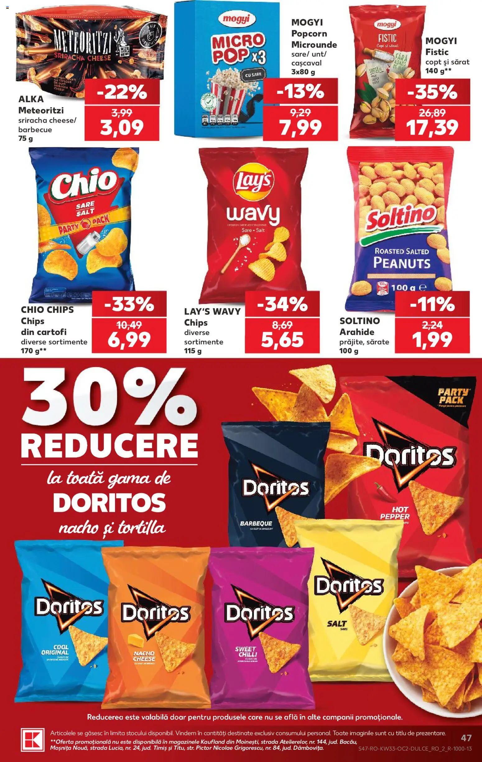 Kaufland Zalau 12.08.2026 - Revista si Oferta | Pagină: 47 | Produse: Chilli, Cașcaval, Arahide, Fistic
