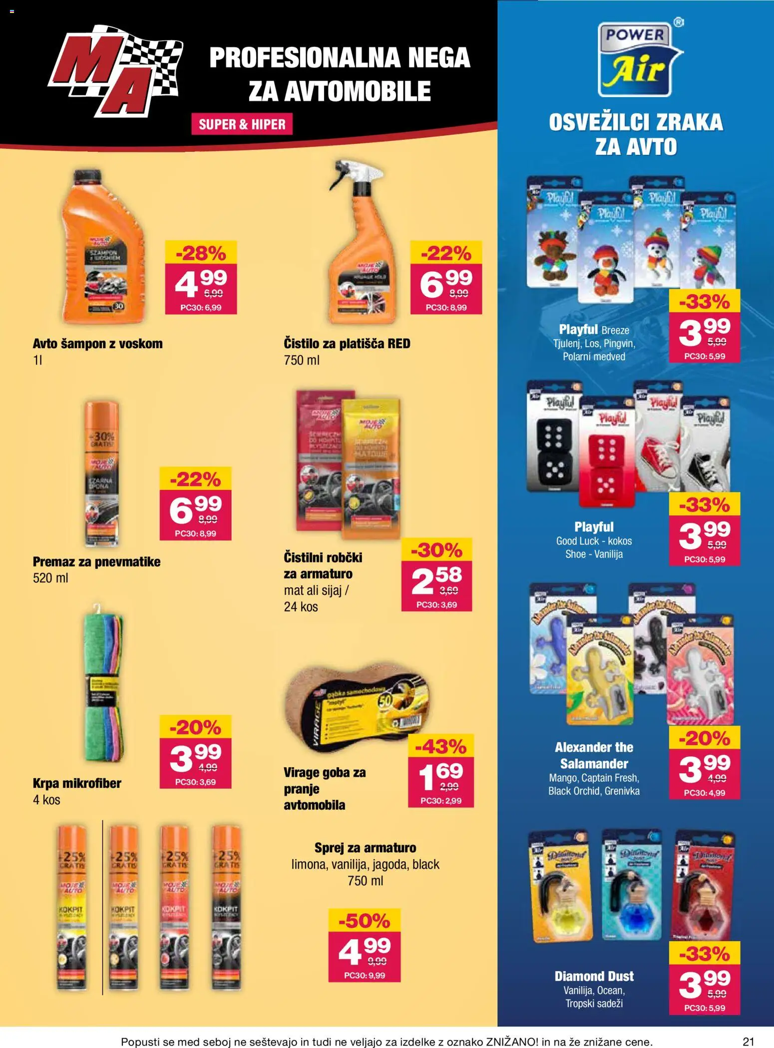 Novi Mercator katalog ponudbe – veljaven od 16.09.2026 | Stran: 21 | Izdelki: Robčki, Kos, Goba, Grenivka