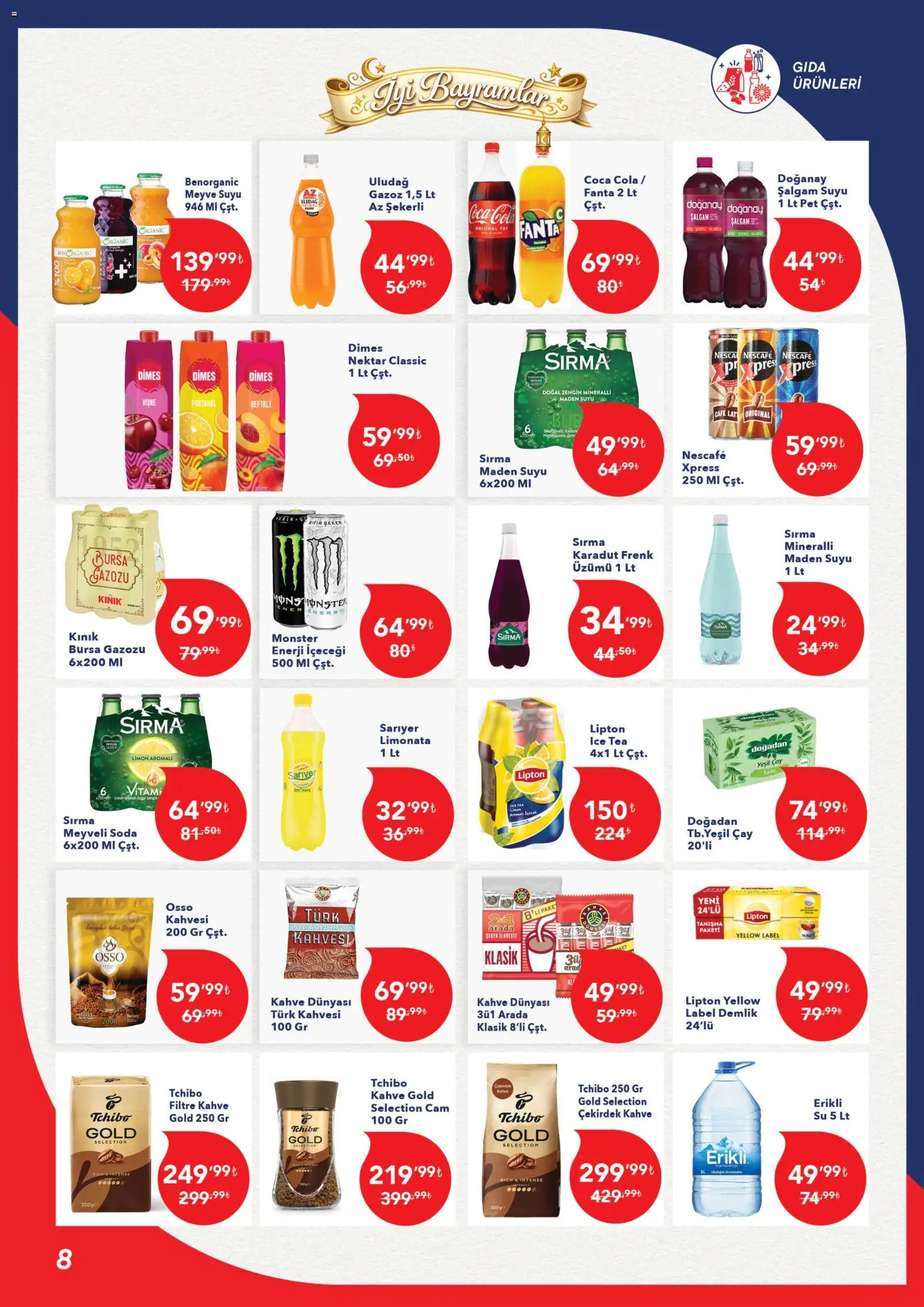 Kim Market Katalog - Marmara Insert - 18.05.2026 tarihinden itibaren geçerlidir | Sayfa: 8 | Ürünler: Şalgam, Su, Demlik, Maden suyu