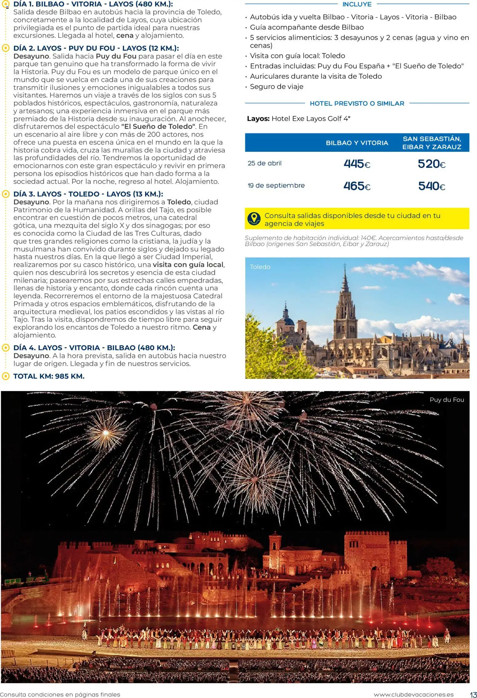 Viajes El Corte Inglés Adineko genérico │ válido desde el 01/02/2026 | Página: 13 | Productos: Vino, Auriculares, Agua