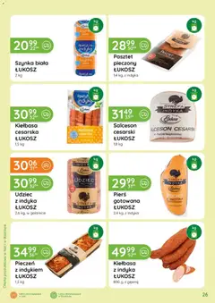 Pogląd oferty "Eurocash gazetka - Katalog Wędlin" - ważna od 04.06.2026 | Strona: 26 | Produkty: Kiełbasa, Pasztet z indyka, Szynka
