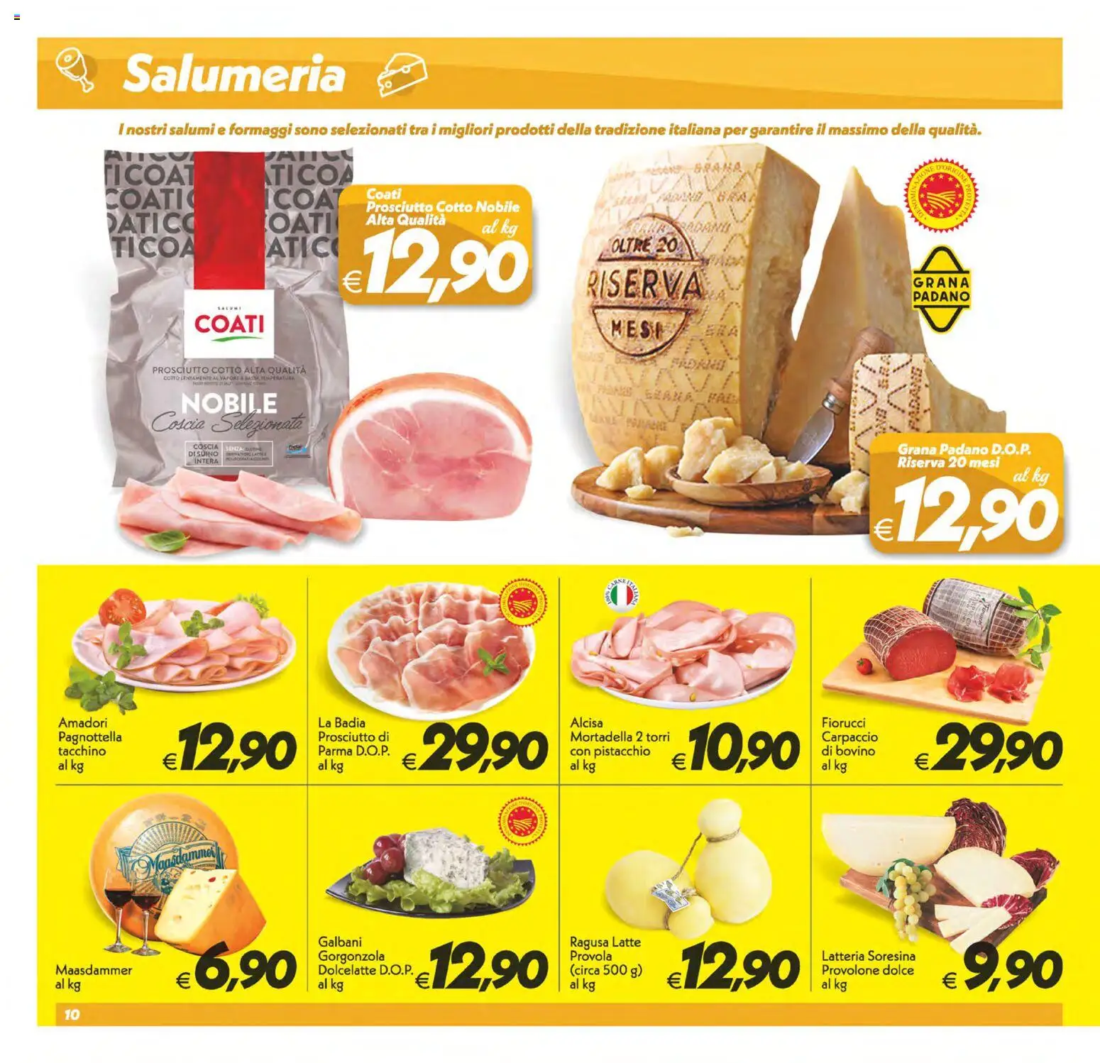 Volantino SuperConveniente del 30/06/2026 | Pagina: 10 | Prodotti: Bovino, Suino, Tacchino, Mortadella