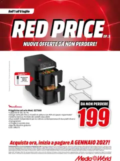 Anteprima del volantino Media World volantino valido a partire dal 01/07/2026 | Pagina: 76 | Prodotti: Friggitrice ad aria, Friggitrice