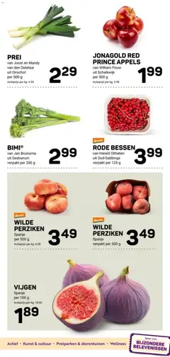 Ekoplaza folder - Voorbeeld van een folder van Ekoplaza, geldig van 08-07-2026 | Pagina: 5 | Producten: Appels, Prei, Perziken