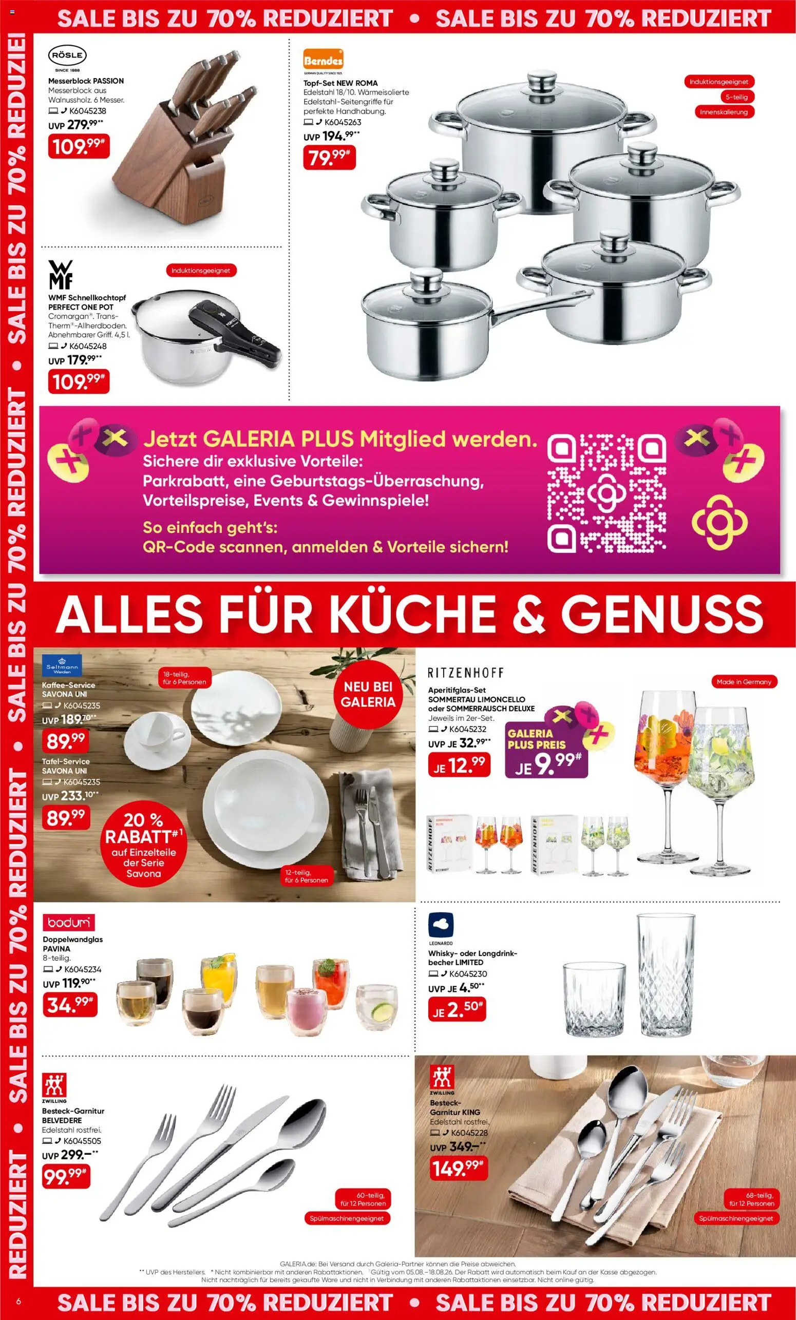 Galeria Karstadt Kaufhof Prospekt – gültig ab 05.08.2026 | Seite: 6