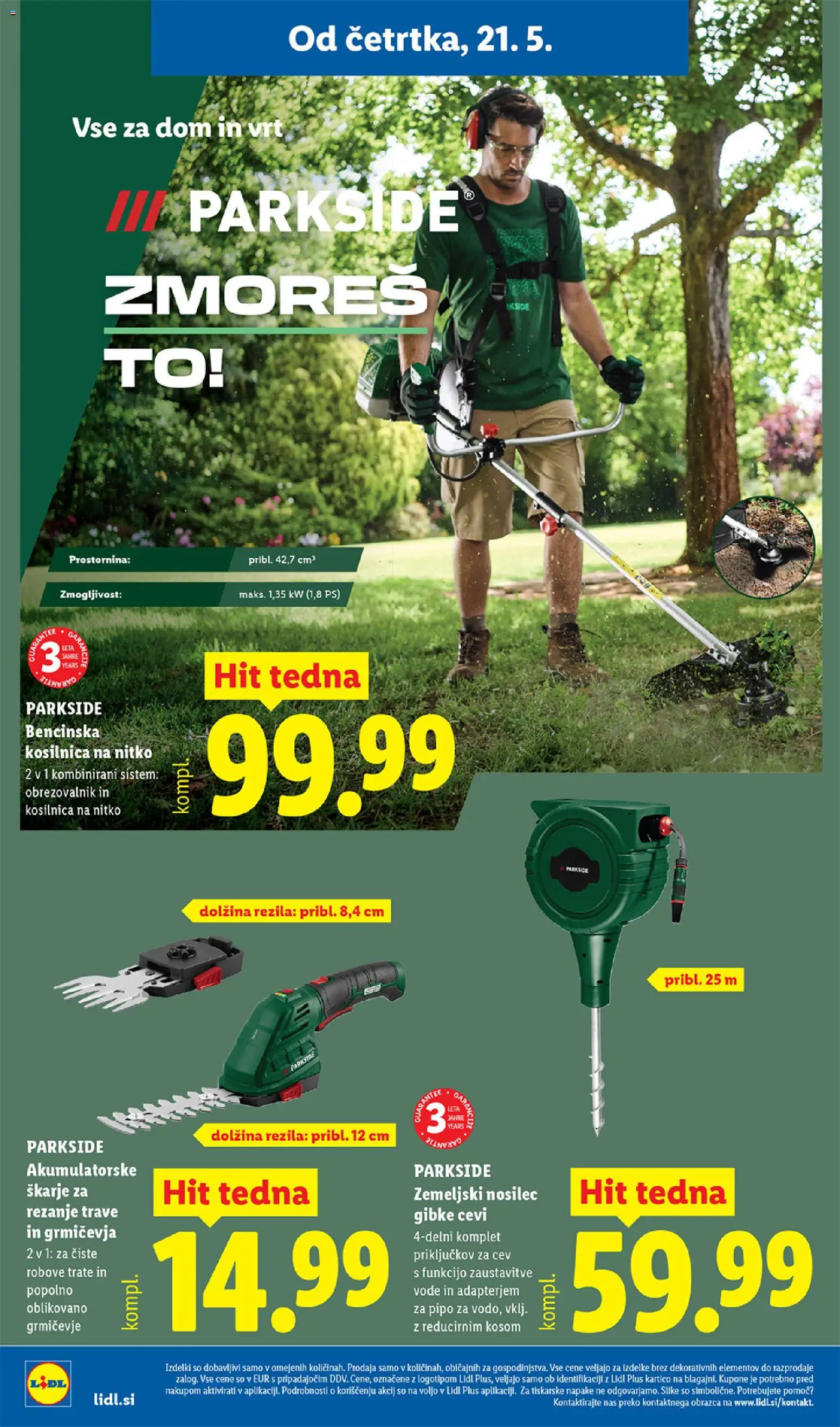 Novi Lidl katalog ponudbe – veljaven od 21.05.2026 | Stran: 26 | Izdelki: Kosilnica