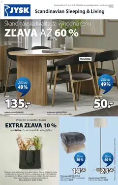 JYSK leták platný od 19.08.2026