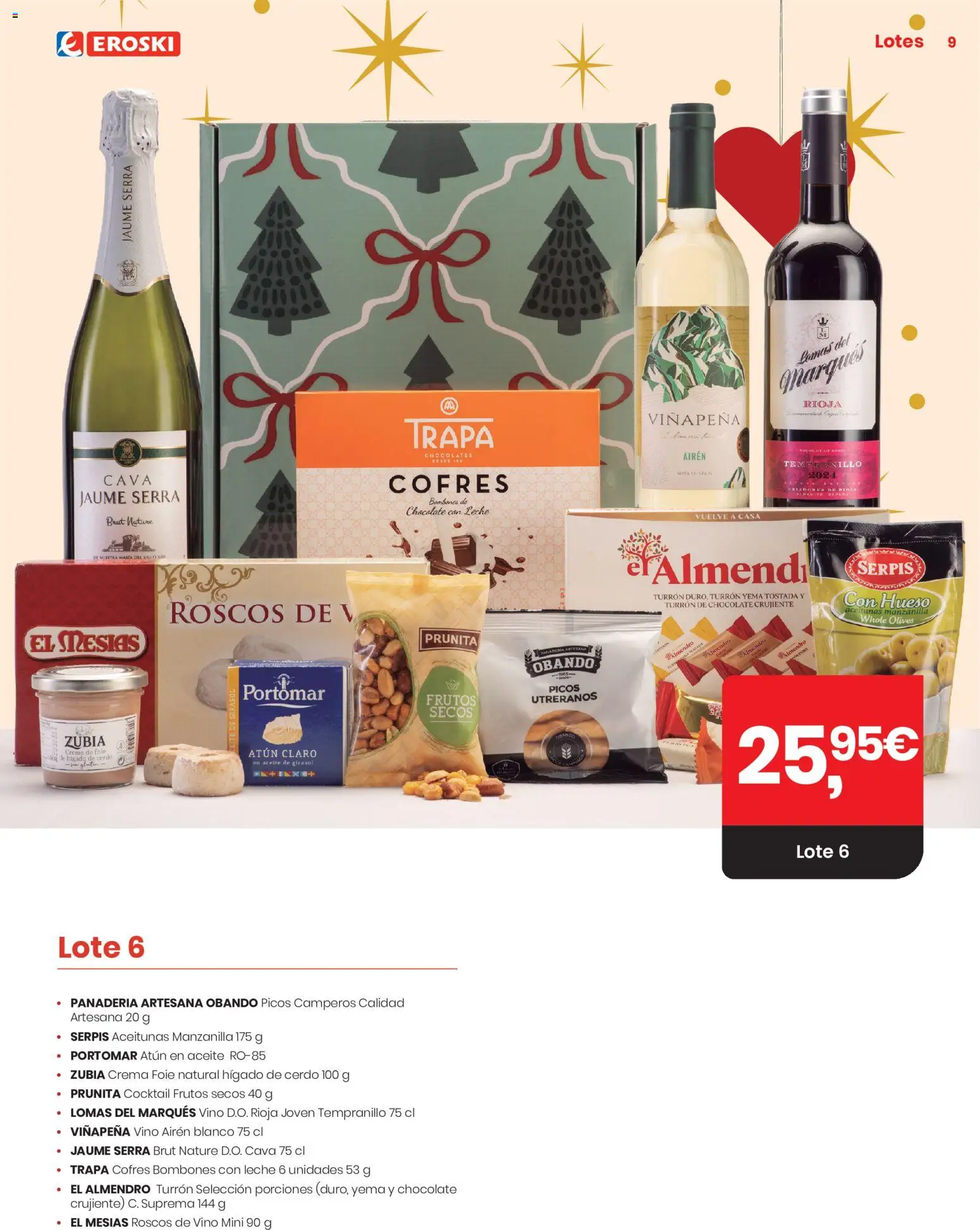Eroski Navidad 2026 │ válido desde el 15/10/2026 | Página: 9 | Productos: Aceite, Frutos secos, Crema, Aceite de girasol