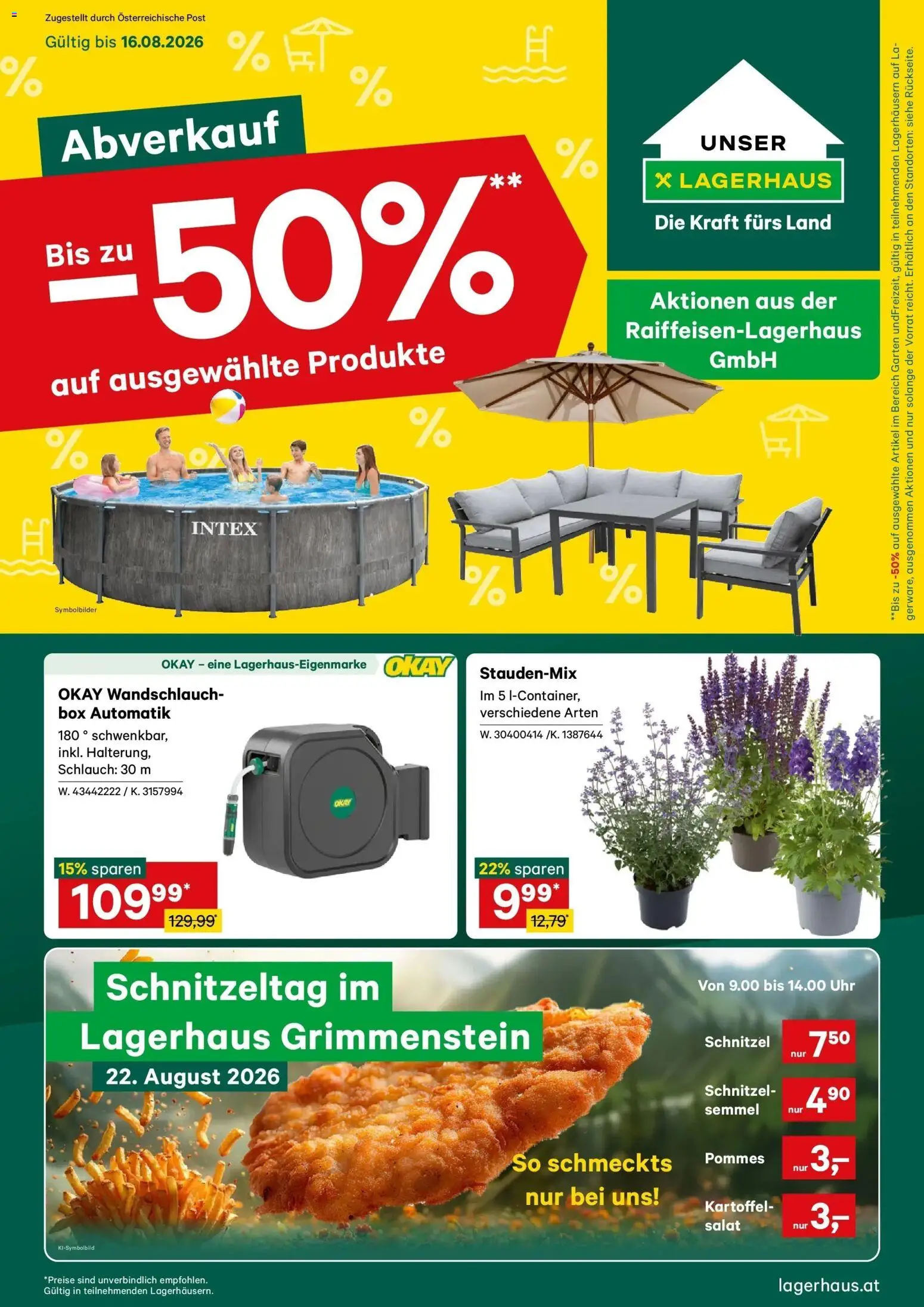 Lagerhaus - Wochen Angebote gültig ab 03.08.2026 | Seite: 1 | Produkte: Salat, Uhr, Box