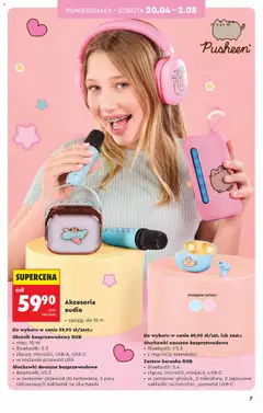 Náhled letáku Biedronka Polsko leták - Hity i inspiracje od 20.04.2026 | Strana: 7 | Produkty: Audio, USB