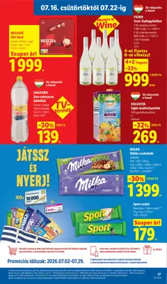 Lidl akciós újság - amely érvényes a következő dátumtól: 2026.07.16. | Oldal: 17