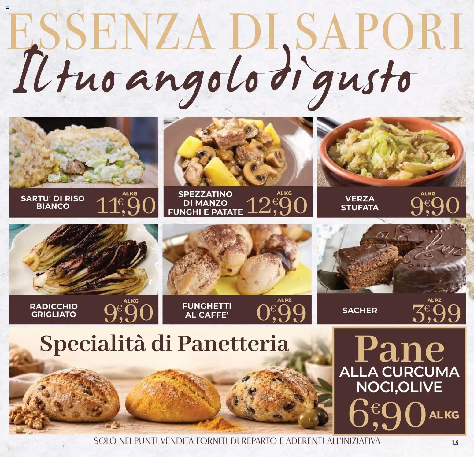 Volantino Eté del 13/10/2026 | Pagina: 13 | Prodotti: Pane, Riso, Patate, Specialità