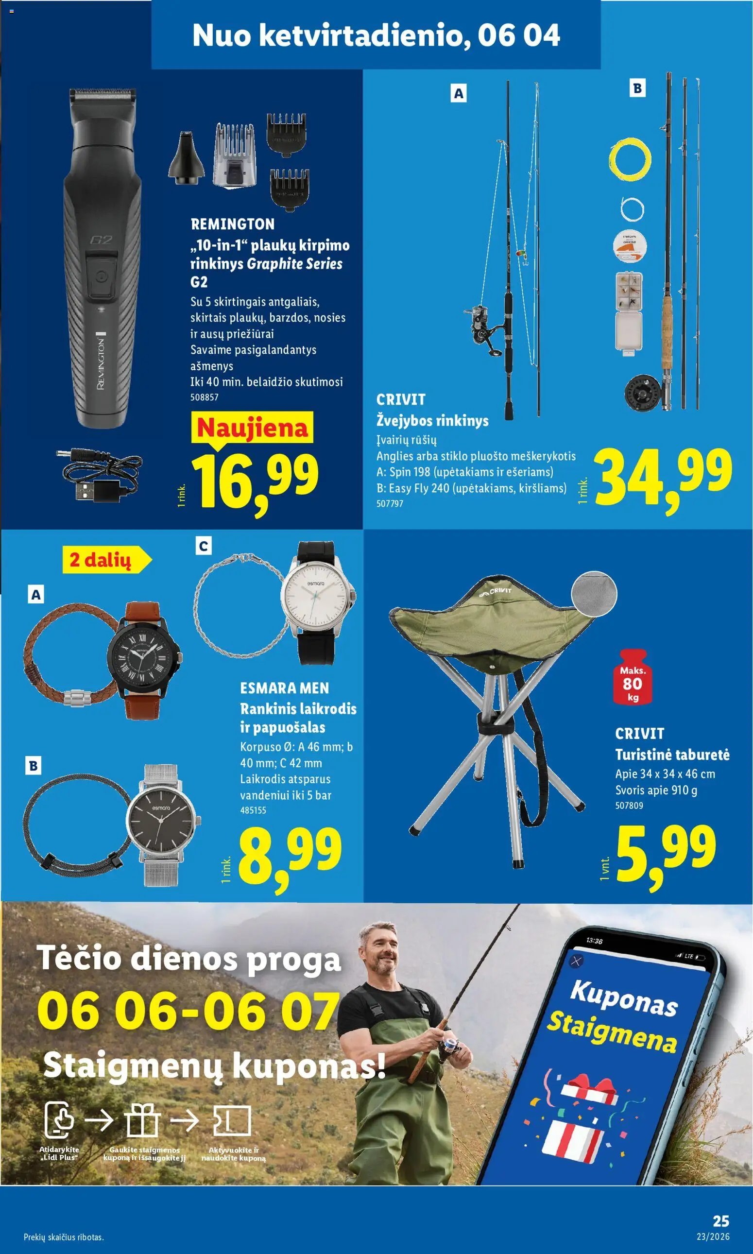 LIDL akcijos nuo 01.06.2026 | Puslapis: 25 | Prekių: Laikrodis