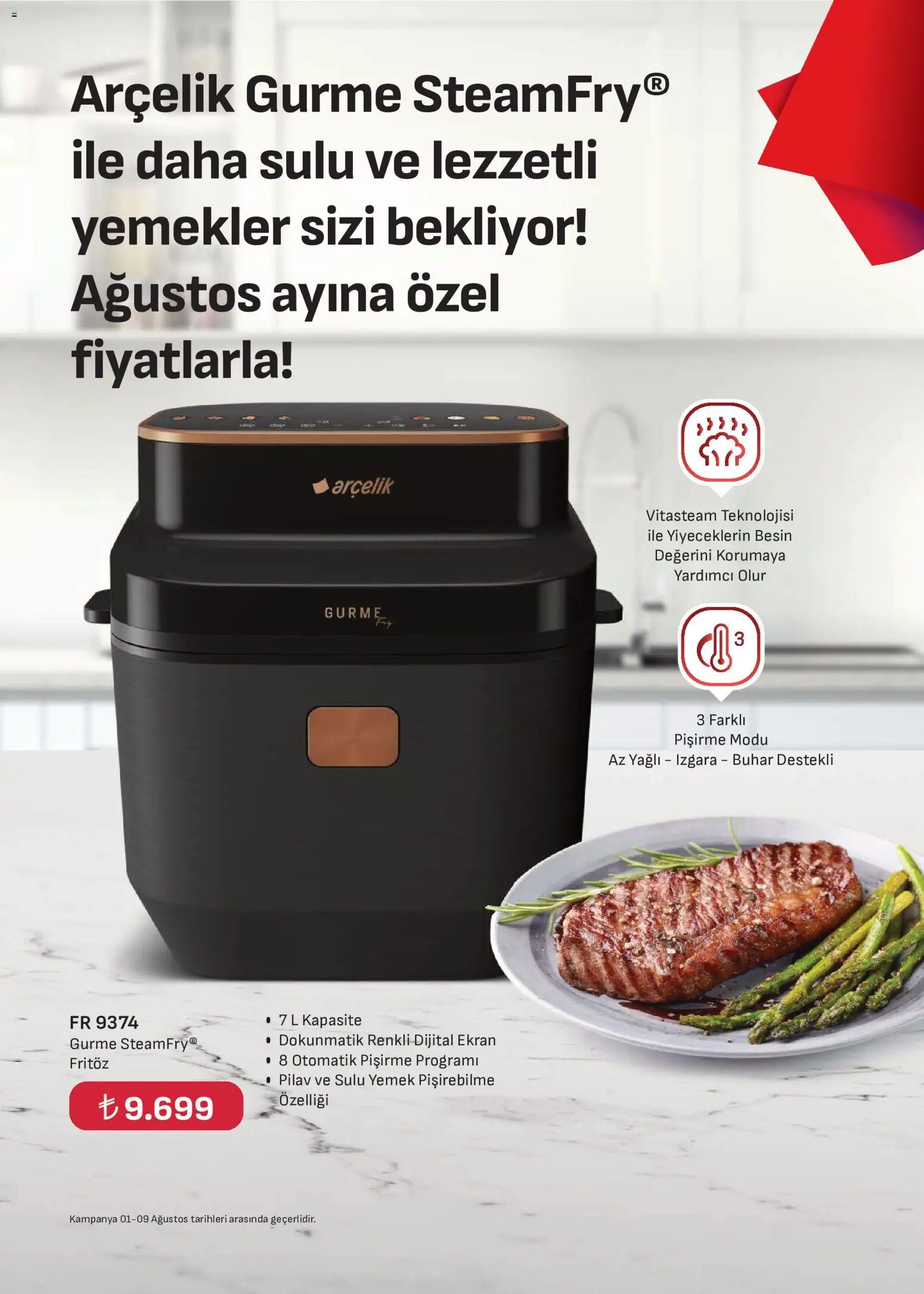Arçelik Katalog - 01 Ağustos 2026 tarihinden itibaren geçerlidir | Sayfa: 51