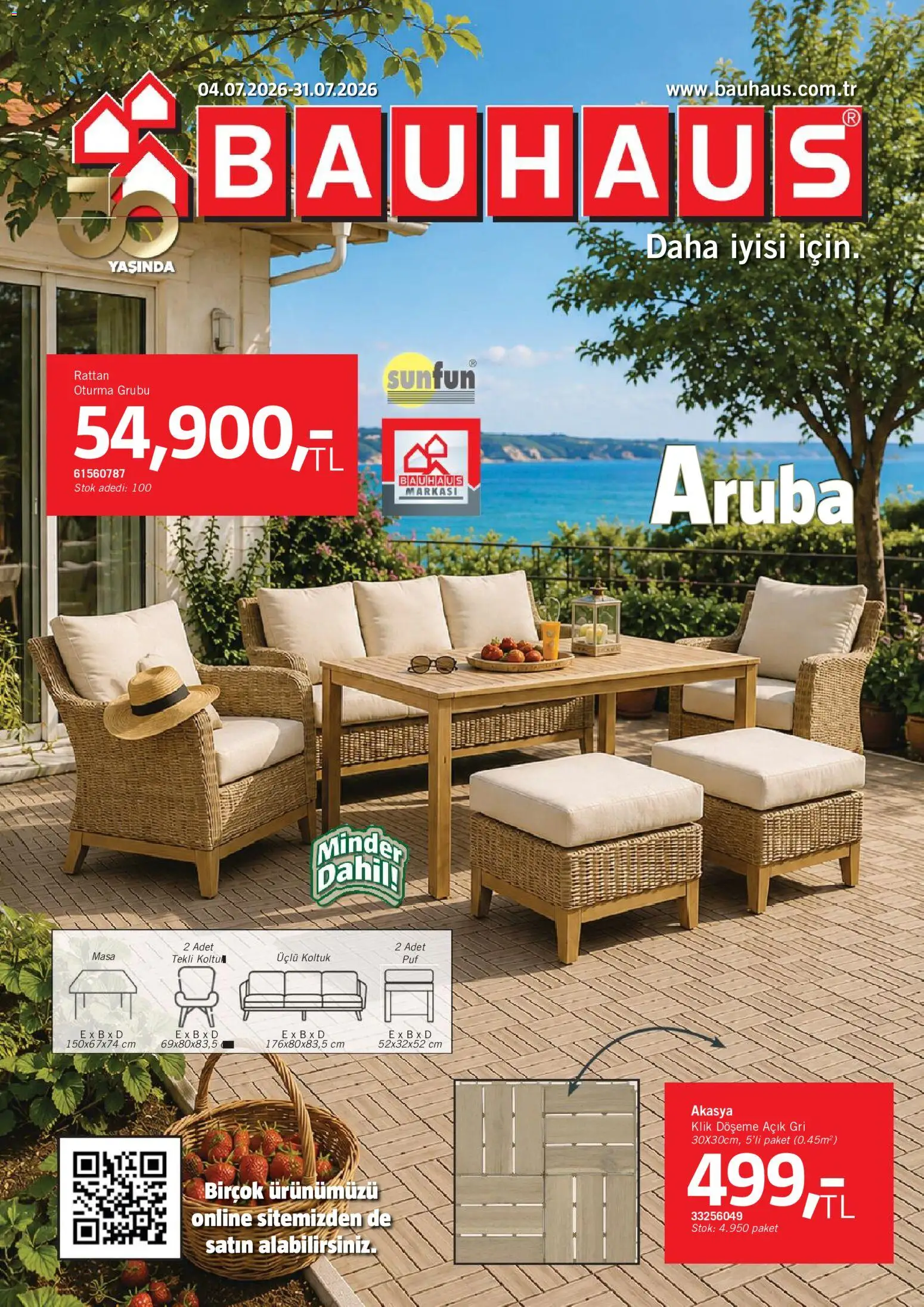 🛍️ Bauhaus Katalog, 04 Temmuz 2026 itibariyle » Özel fırsatları keşfedin ve bugün tasarruf edin! 💰