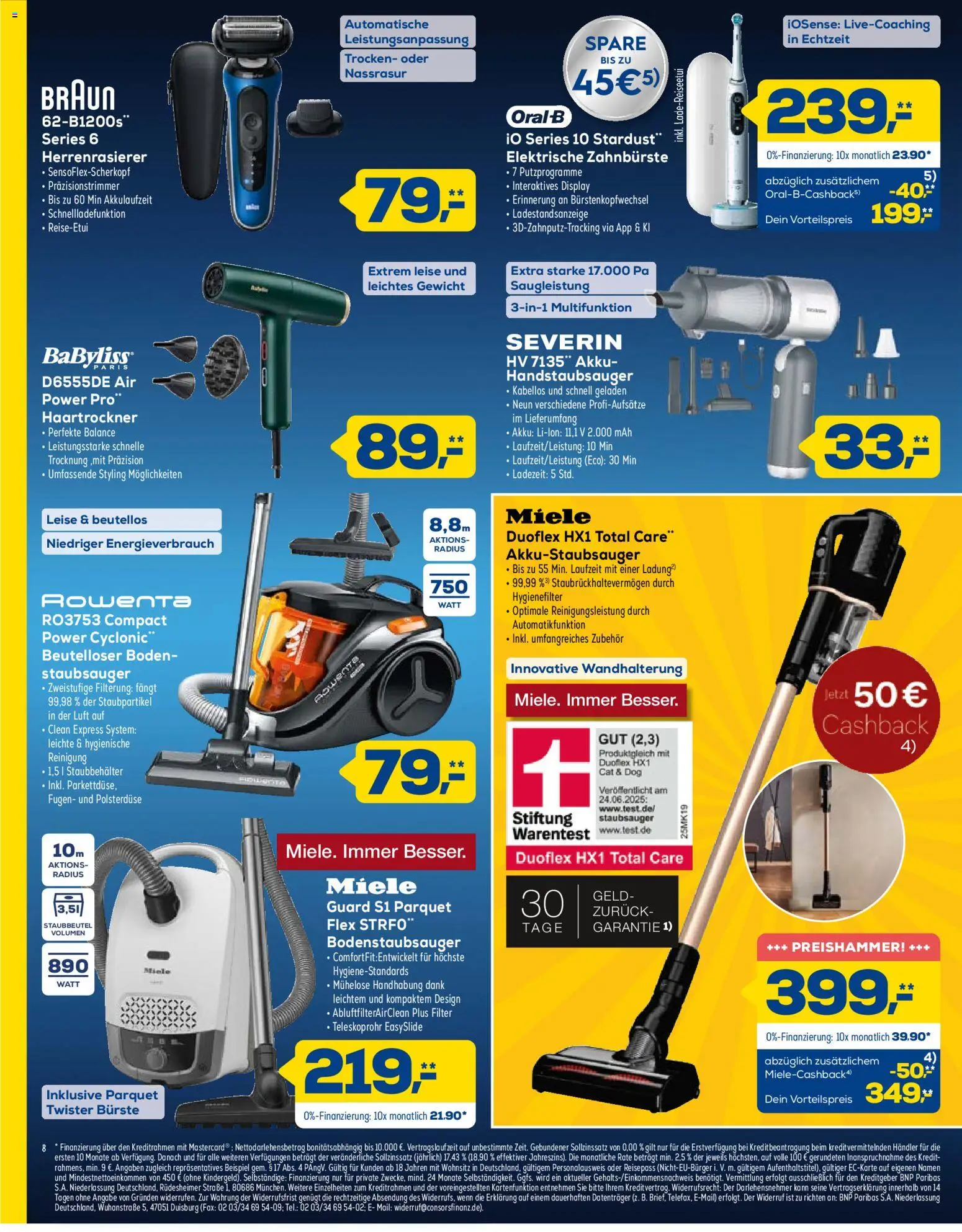 Euronics Prospekt – gültig ab 11.07.2026 | Seite: 8 | Produkte: Gewicht, Haartrockner, Elektrische zahnbürste, Bürste