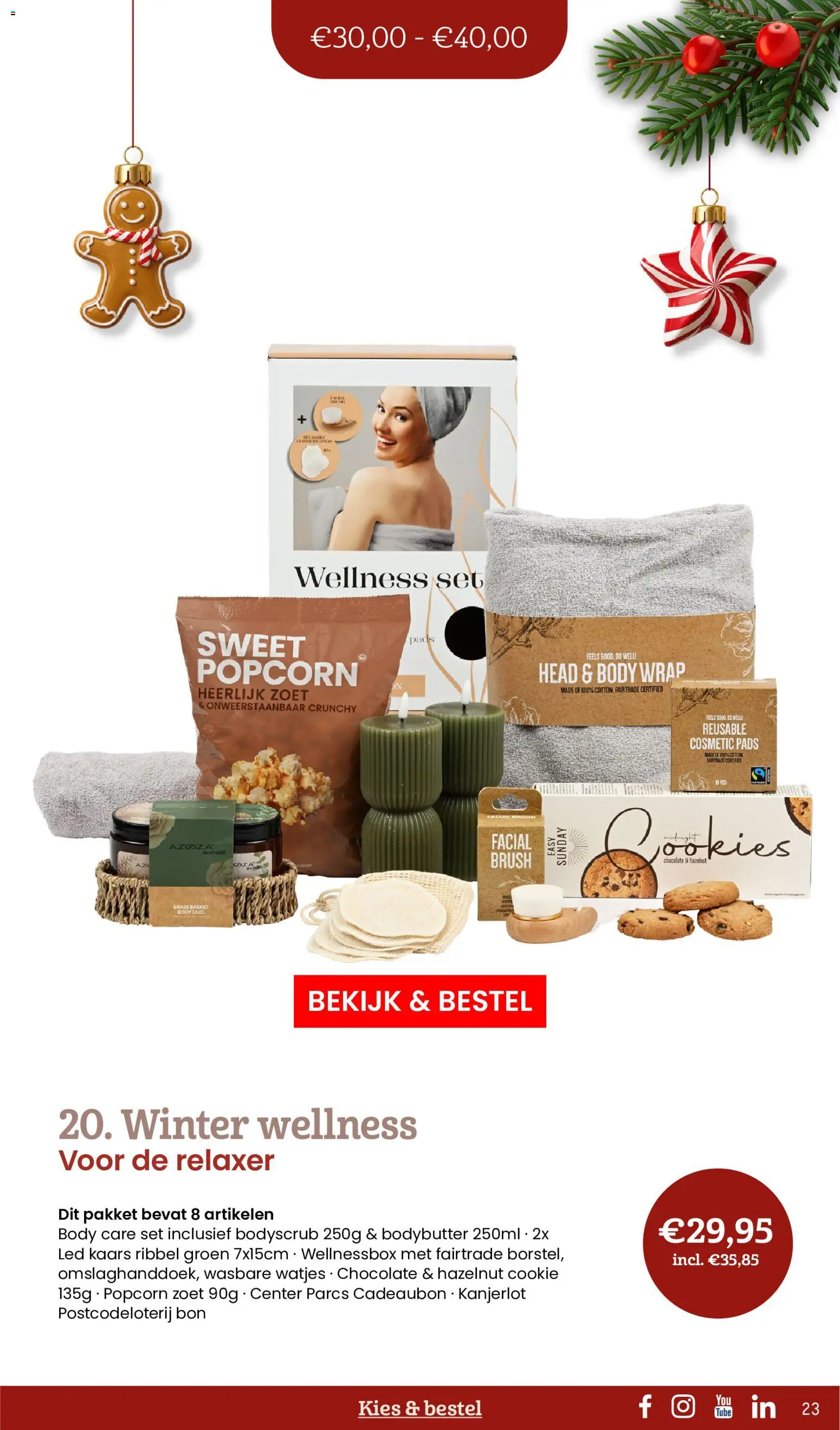 {H1} | Pagina: 23 | Producten: Kaars, Cadeaubon, Popcorn, Pads