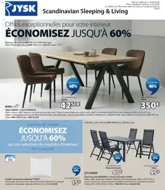 Jysk - Prévisualisation de Jysk catalogue économisez jusqu'à 60% valide à partir de 24/06/2026
