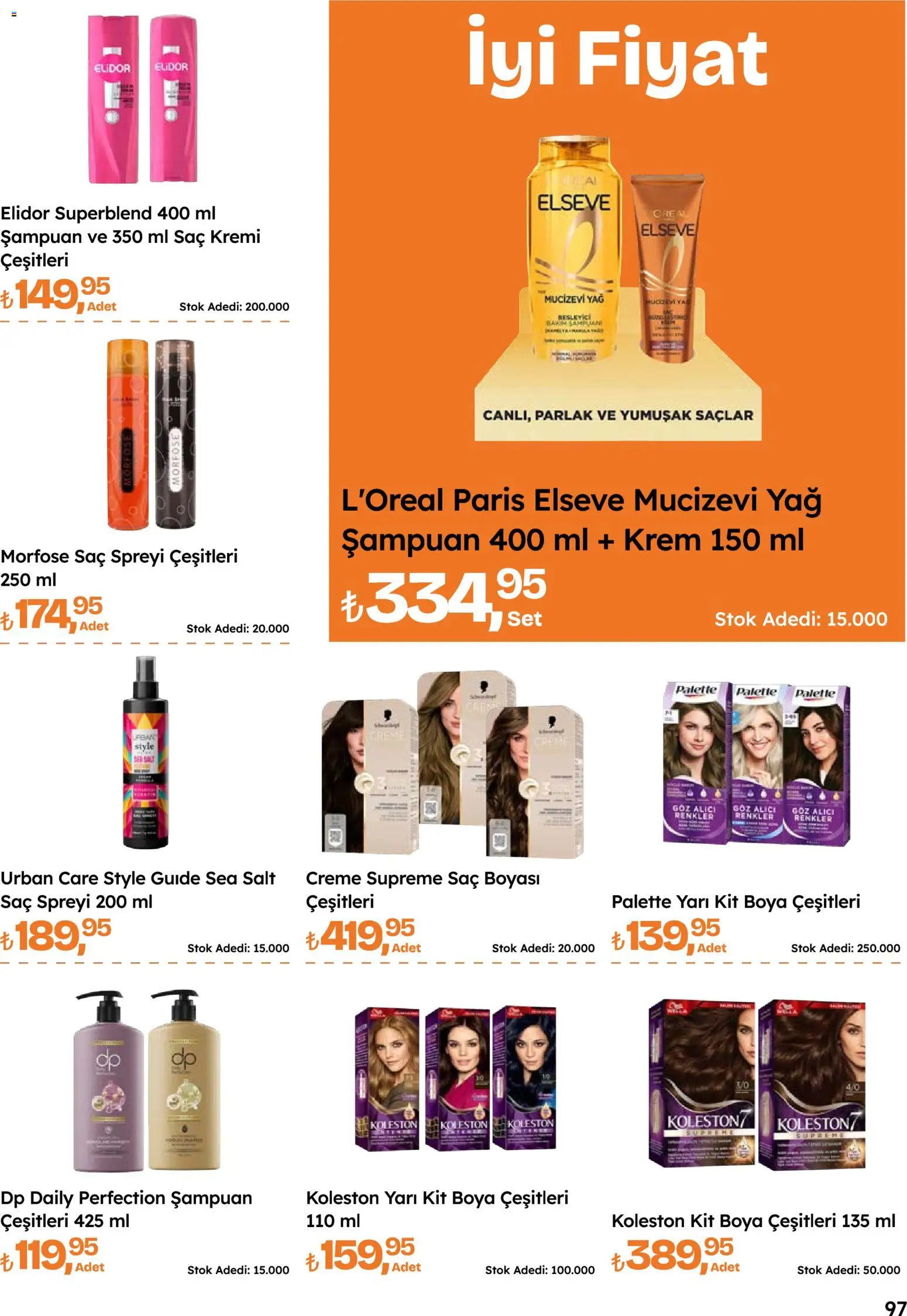 Migros Katalog - 5M Migroskop Dijital - 10 Eylül 2026 tarihinden itibaren geçerlidir | Sayfa: 97 | Ürünler: Şampuan, Saç Kremi, Krem, Yağ