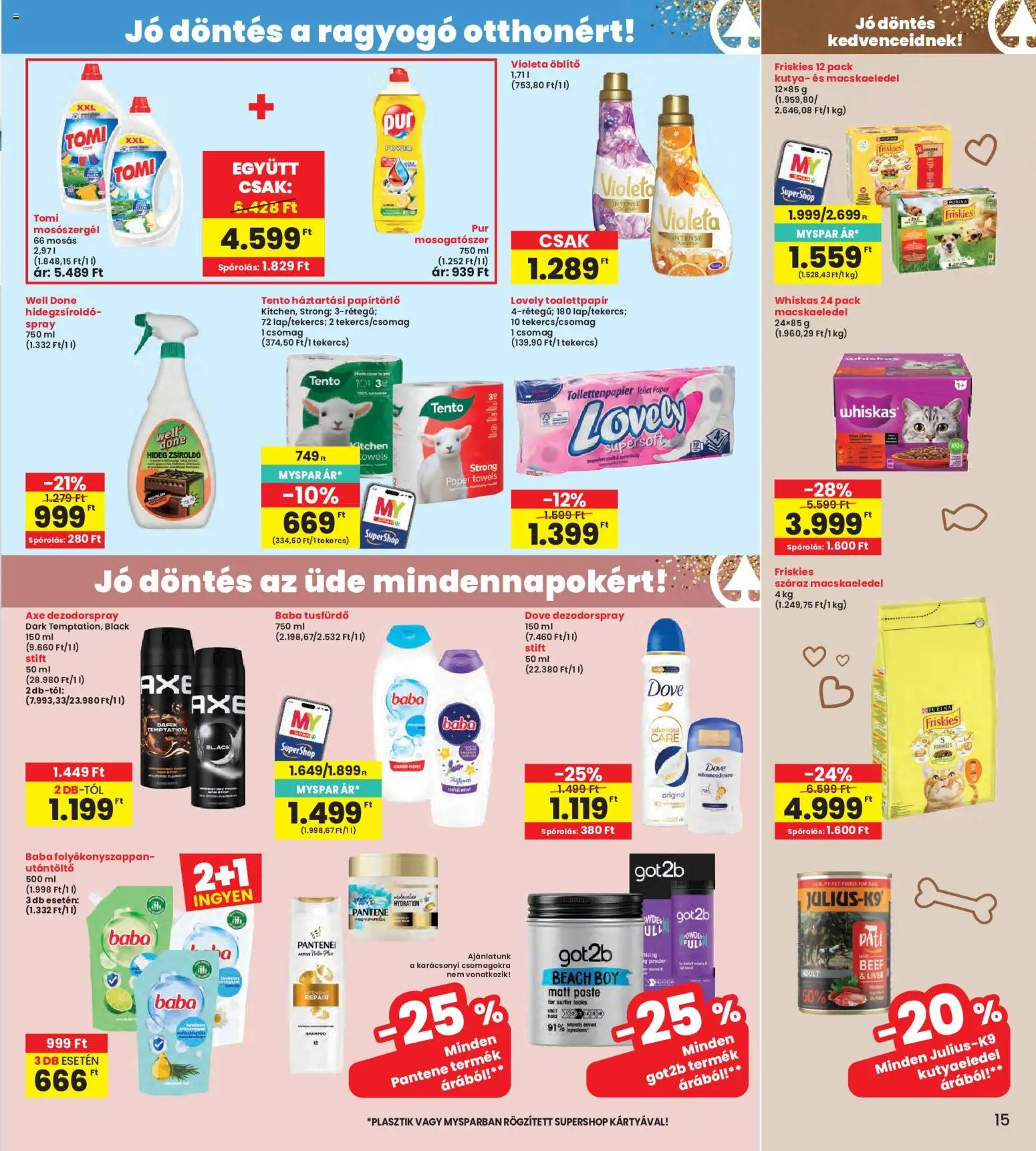 Interspar akciós ujság - amely érvényes a következő dátumtól: 2026.10.15. | Oldal: 15