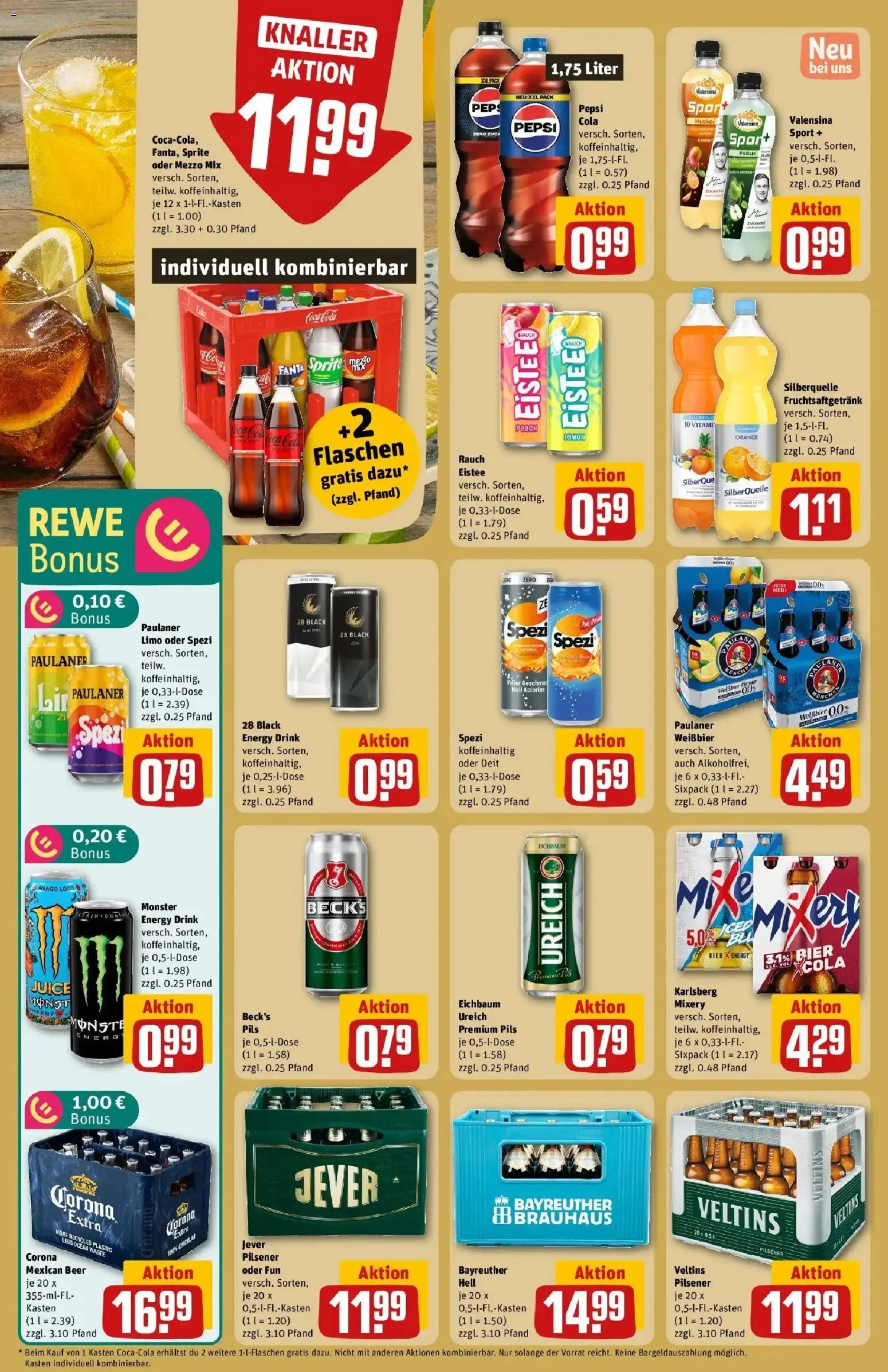 REWE Prospekt ab 04.05.2026 zum Blättern » Angebote | Seite: 20 | Produkte: Energy, Pils, Monster, Paulaner