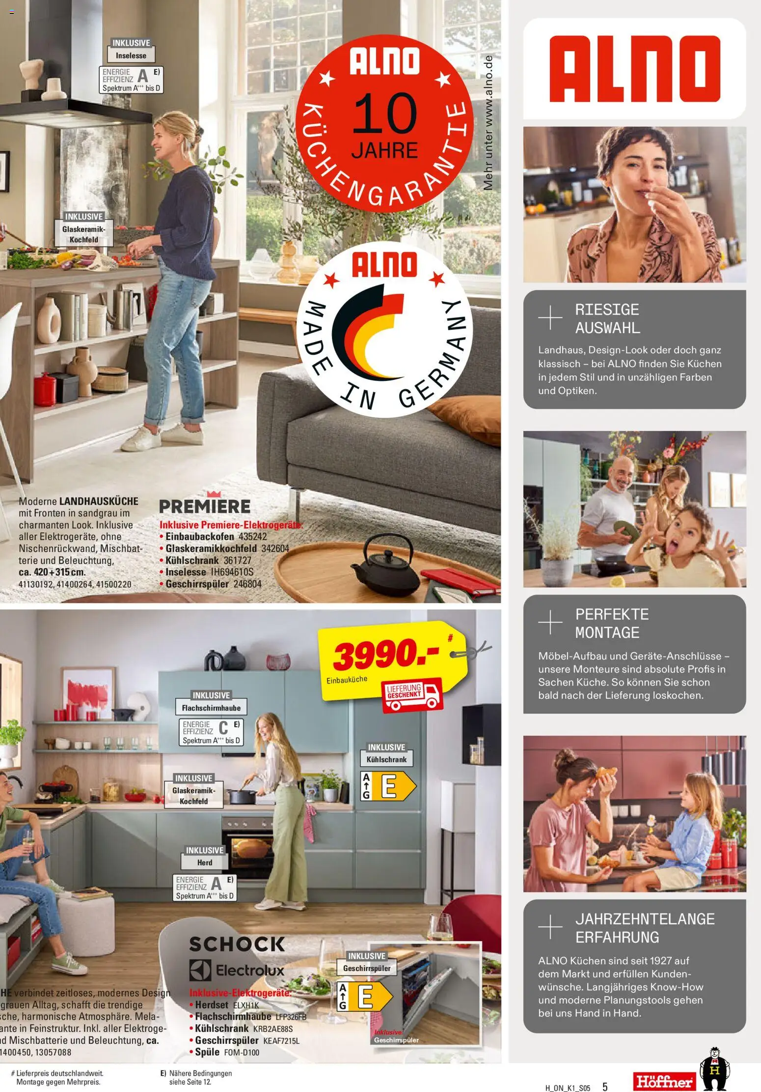 Höffner Prospekt 	 – gültig ab 06.05.2026 | Seite: 5 | Produkte: Herd, Geschirrspüler, Kochfeld, Kuchen