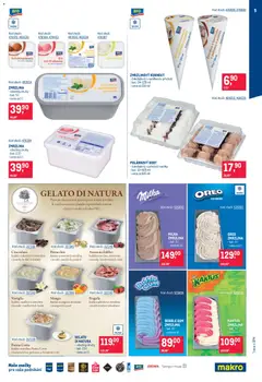 Náhled letáku Makro leták - Zmrzliny od 22.04.2026 | Strana: 5 | Produkty: Oreo zmrzlina, Amaretto, Zmrzlina, Polárkový dort