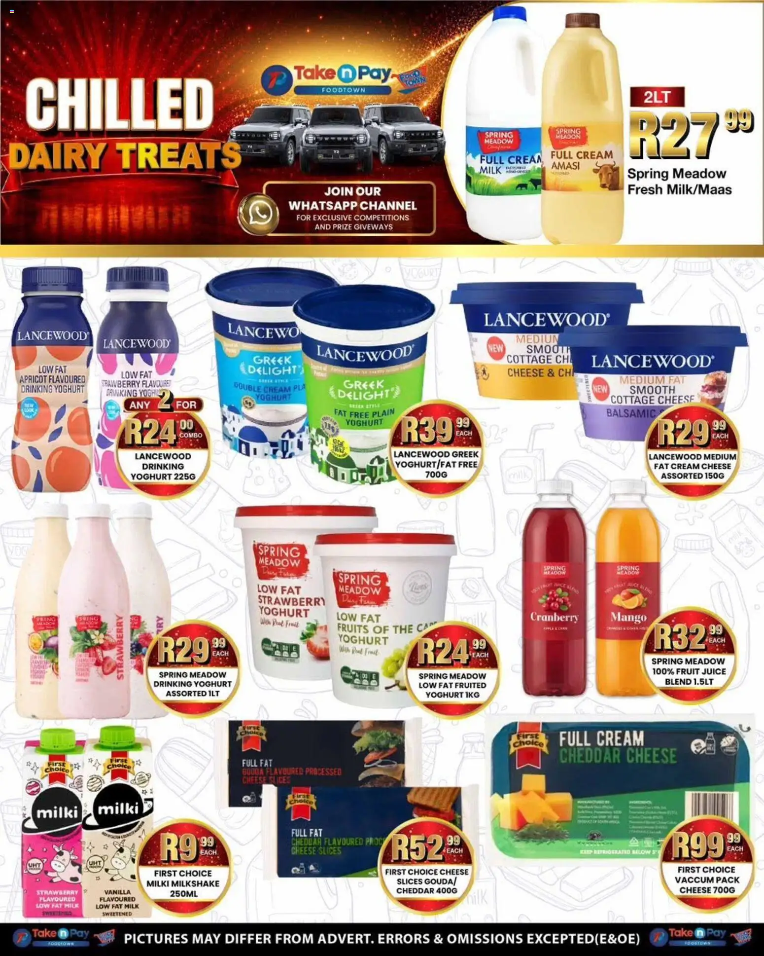New Take n Pay catalogue – valid from 29/06/2026 | Page: 31 | Products: Milk, Juice, Cottage cheese, Fruit