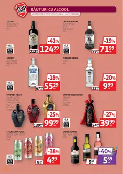 Ofertele Auchan valabile de la 21.10.2026 | Pagină: 12 | Produse: Castel huniade, Sauvignon, Vodka, Whiskey