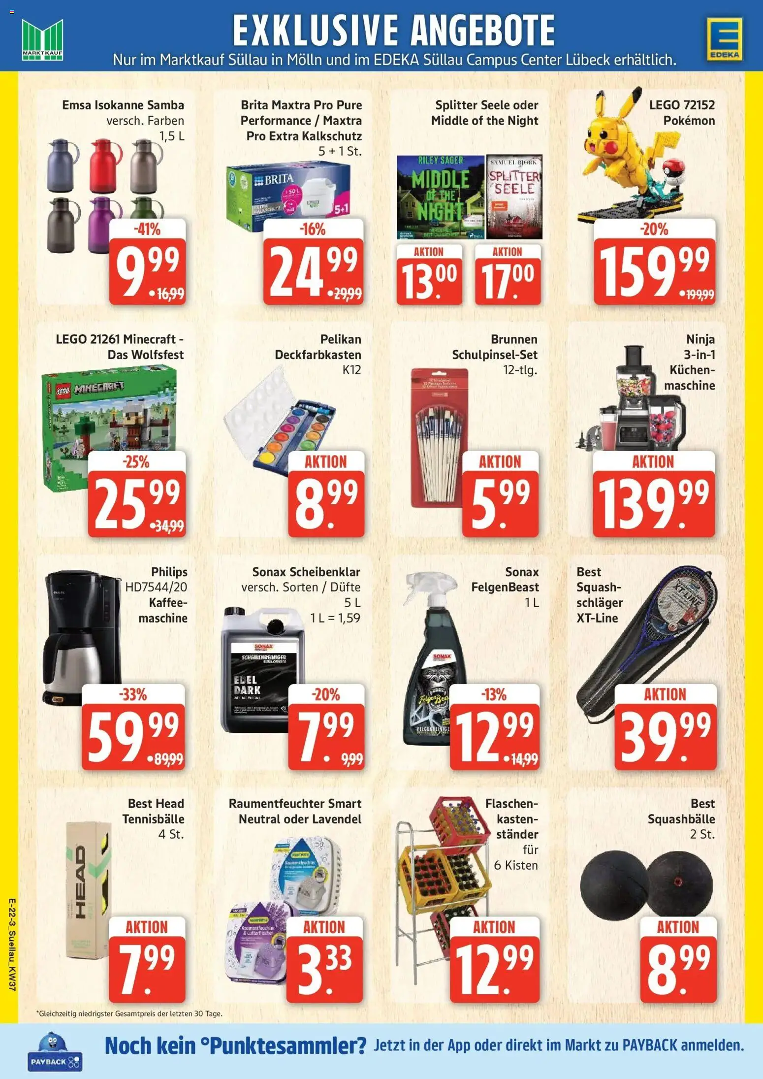 Marktkauf Prospekt Mölln (ab 07.09.2026) » Angebote online | Seite: 27 | Produkte: Philips, Tennisbälle, Kuchen, Lavendel