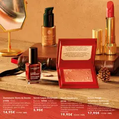 Pré-visualização Yves Rocher Catálogo de natal válido de 21/10/2026 | Página: 26 | Produtos: Iluminador, Blush, Batom, Verniz