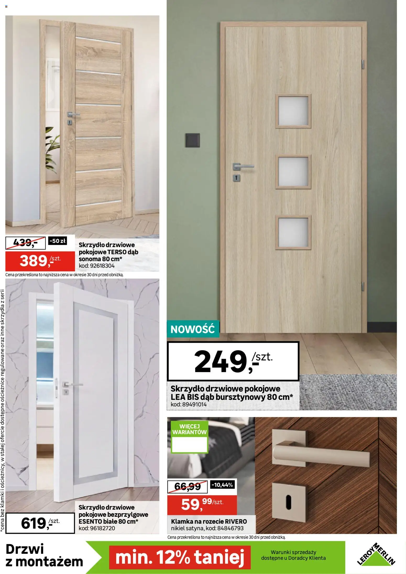 Leroy Merlin gazetka od 30.09.2026 | Strona: 19 | Produkty: Drzwi