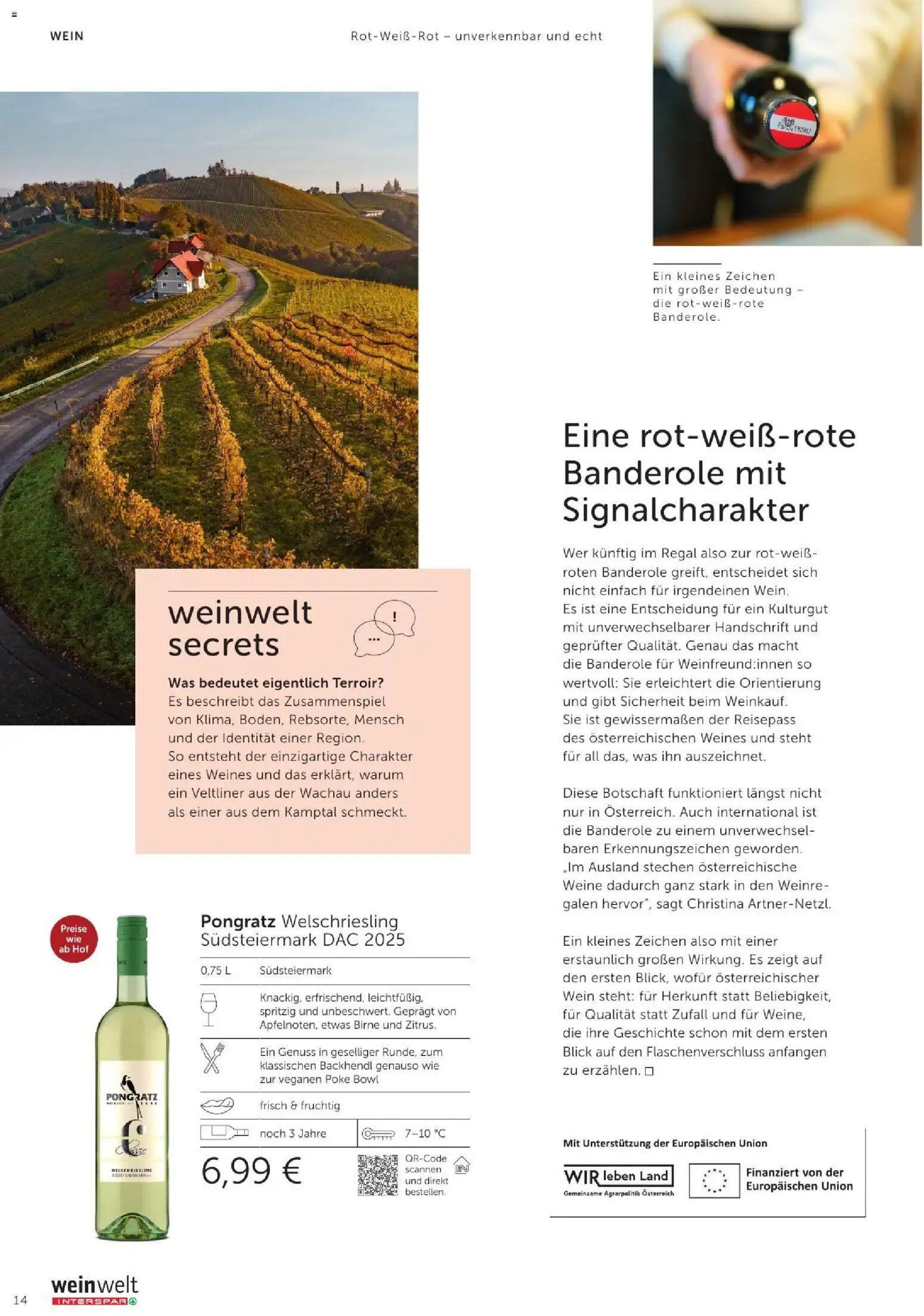 Interspar Wein Welt gültig ab 08.09.2026 | Seite: 14 | Produkte: Birne, Regal, Wein