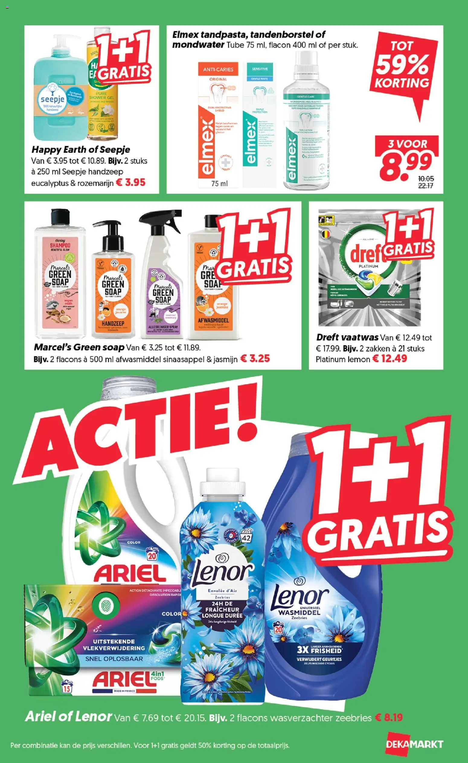 {H1} | Pagina: 13 | Producten: Tandenborstel, Kan, Allesreiniger, Shampoo