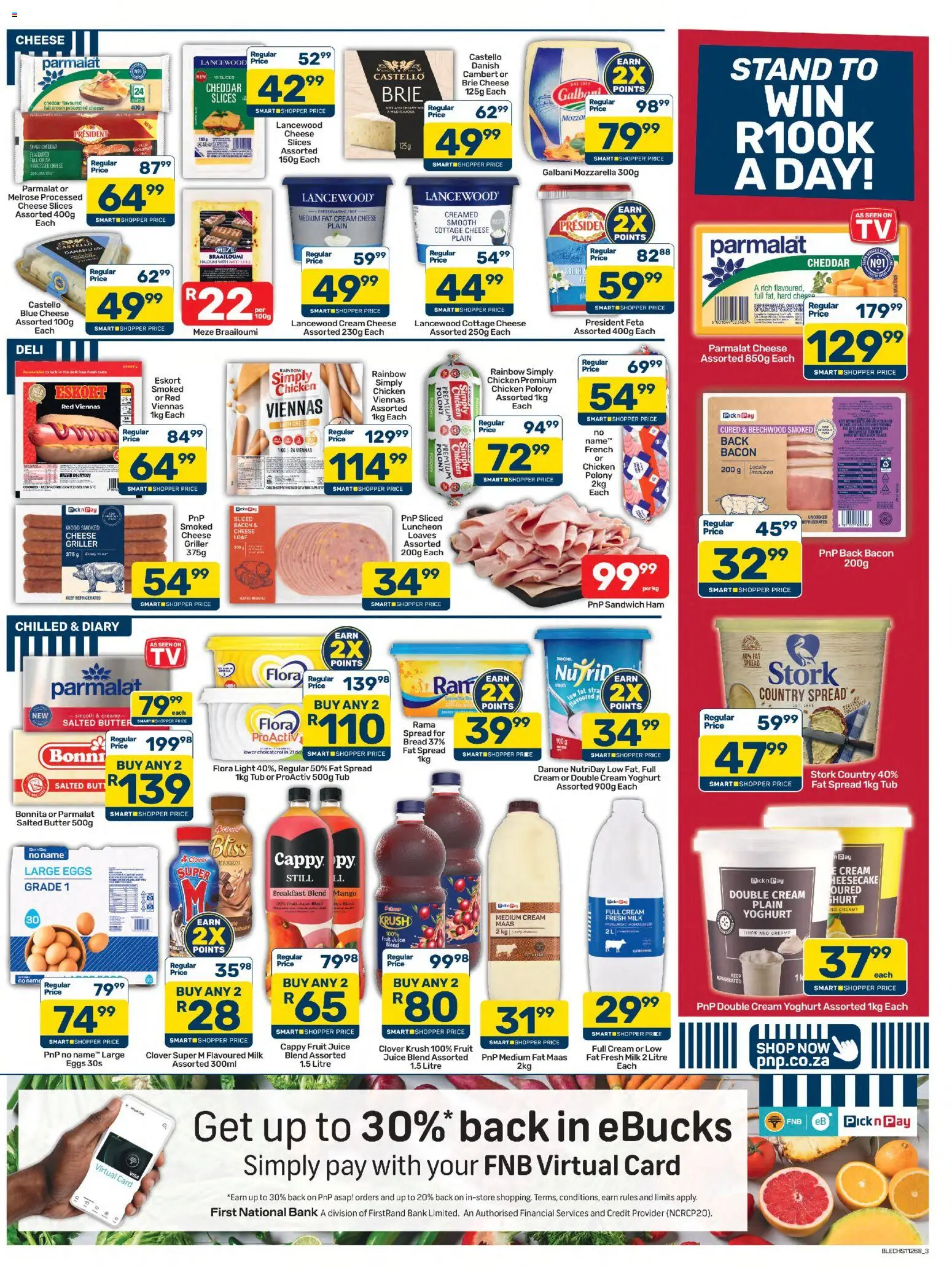 New Pick n Pay catalogue – valid from 25/09/2026 | Page: 3 | Products: Cranberries, Polony, Fish, Bacon