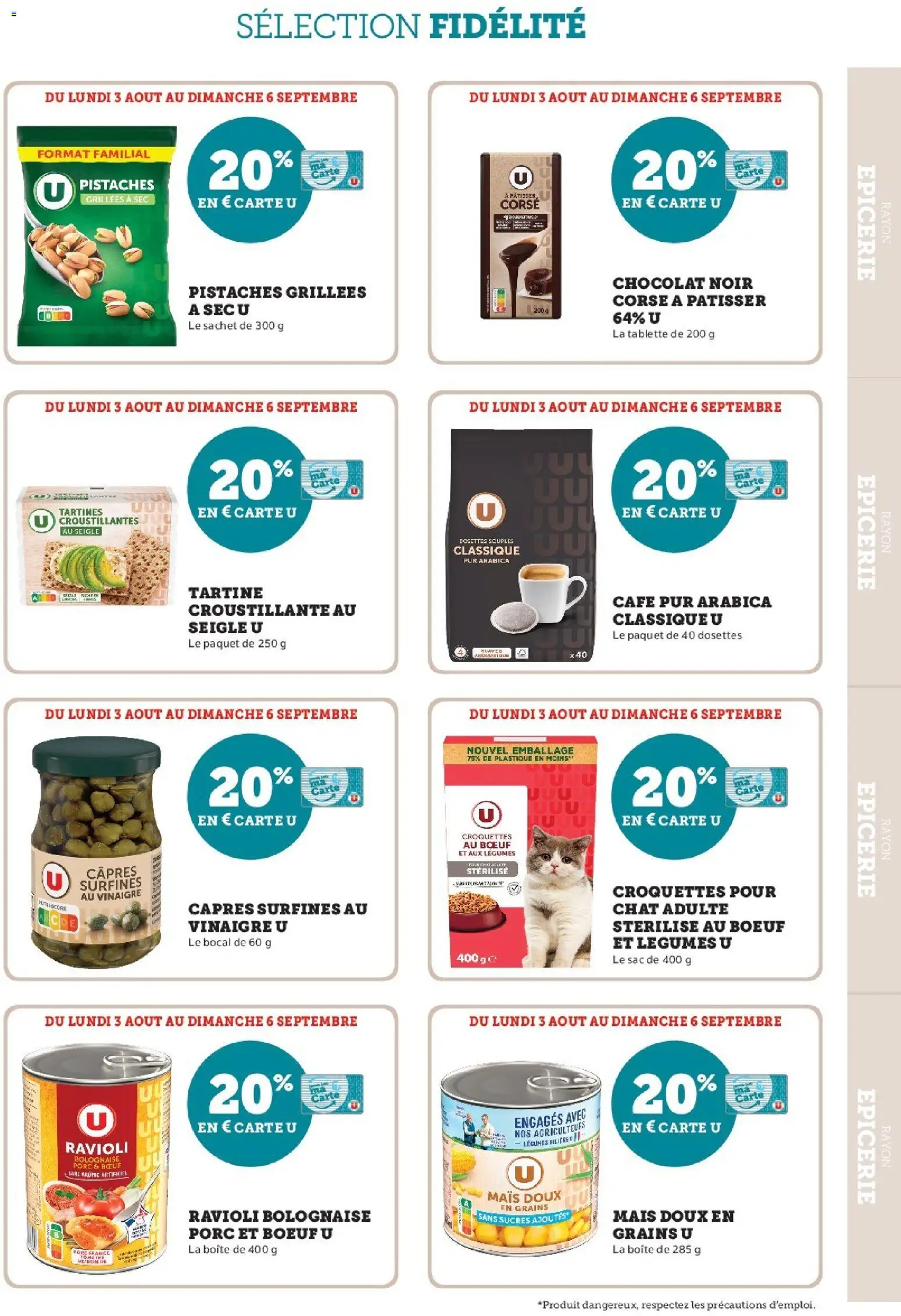 {H1} | Page: 9 | Produits: Tablette, Sac, Pistaches, Chocolat