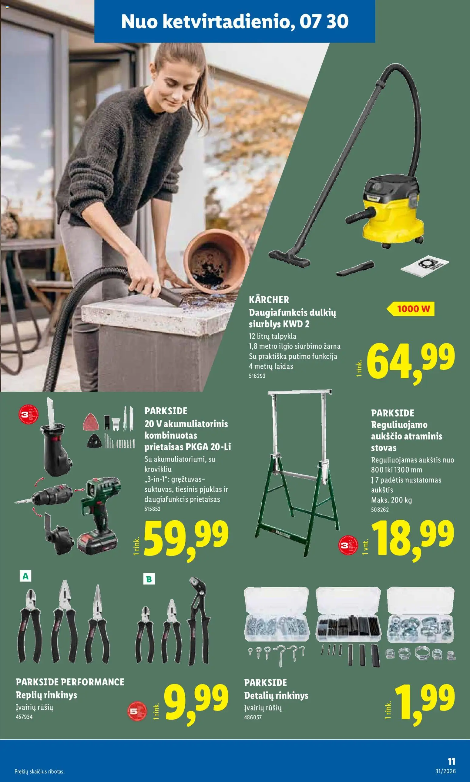 LIDL akcijos nuo 2026.07.27 | Puslapis: 11 | Prekių: Stovas