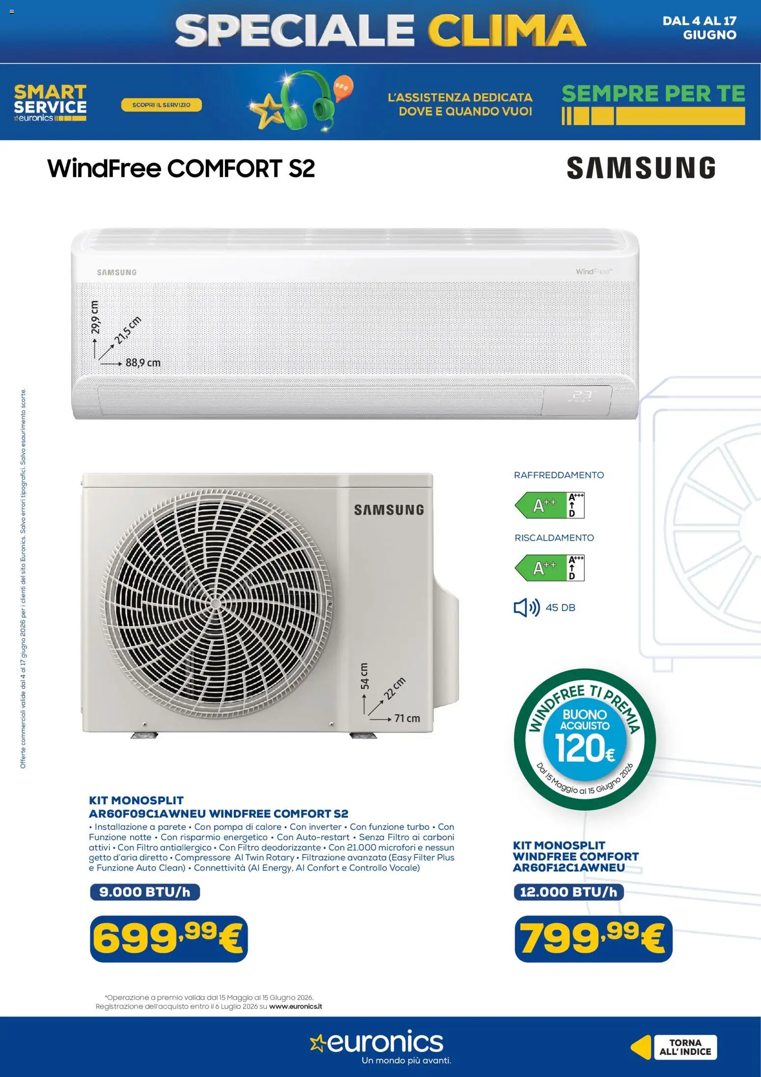 Volantino Euronics del 04.06.2026 | Pagina: 7 | Prodotti: Tè, Compressore, Samsung