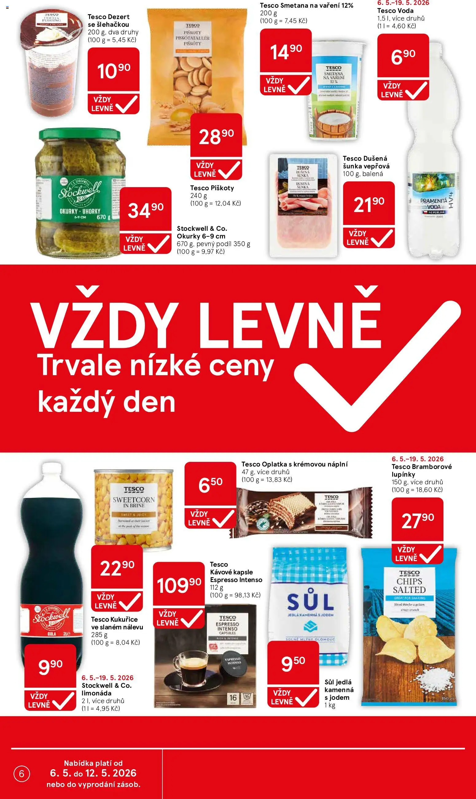 Tesco leták - Hypermarket od 06.05.2026 | Strana: 6