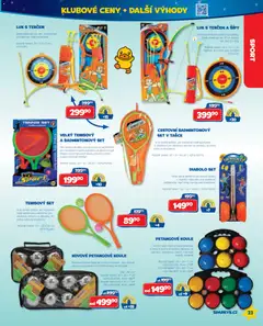 Náhled letáku Sparkys katalog Léto 2026 od 01.05.2026 | Strana: 23 | Produkty: Košíček, Hra, Terč, Baterie